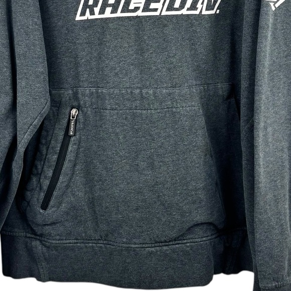 FXR Grey Factory Ride Race Division Graphic Print Mock Neck 2 Pocket PullOver XL - Picture 4 of 9